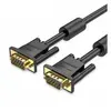 კაბელი VENTION DAEBI VGA (3+6) MALE TO MALE CABLE WITH FERRITE CORES 3M BLACK  - Primestore.ge