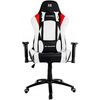 სათამაშო სავარძელი 2E 2E-GC-BUS-WT Gaming Chair Bushido White/Black  - Primestore.ge