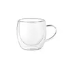 ჭიქები ARDESTO Double wall borosilicate glass mug set Ardesto, 300 ml  - Primestore.ge