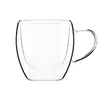 ჭიქების ნაკრები Ardesto AR2625DWP 250ml, 2 pcs Double Wall Borosilicate Glass Mug Set With Handles  - Primestore.ge