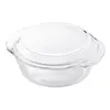 საცხობი ჭურჭელი Ardesto AR2406BG 1.5L Baking Dish With Lid Black Mars Round  - Primestore.ge