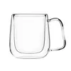 ჭიქების ნაკრები Ardesto AR2625GHP 250ml, 2 pcs Double Wall Borosilicate Glass Mug Set With Handles  - Primestore.ge