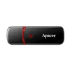 USB ფლეშ მეხსიერაბა Apacer USB2.0 Flash Drive AH333 64GB Black  - Primestore.ge