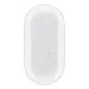 Oval plate Ardesto Plate Bagheria, 25х13 cm, Bright white, ceramics