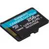 მეხსიერების ბარათი Kingston 256GB microSDXC C10 UHS-I U3 A2 R170/W90MB/s + SD  - Primestore.ge