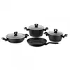 ქვაბის და ტაფის ნაკრები KORKMAZ A2890 NORA COOKWARE 7 pcs  - Primestore.ge