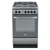 გაზქურა Oz OE 6040 IX OBK60X60X4E Coocker, 4Gas, Oven-Electric, 7Programm, Lighter, Convection, 3 Plates, 60x60x85, Silver  - Primestore.ge