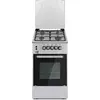 გაზქურა Oz OE 5040 IX OSE50X50X4 Coocker, 4Gas, Oven-Electric, 50x50x85, Silver, Top metal  - Primestore.ge