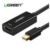 ადაპტერი UGREEN MD112 (40360) Mini DisplayPort to HDMI Adapter Mini DP Thunderbolt 2 HDMI Cable Converter for MacBook Air 13 Surface Pro 4 thunderbolt 4K  - Primestore.ge