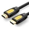 HDMI კაბელი UGREEN HD101 (11106) HDMI to HDMI Cable 15M (Yellow/Black)  - Primestore.ge