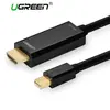 HDM კაბელი UGREEN MD101 (20848) mini DP male to HDMI cable black/ 1.5M Mini Display to HDMI  - Primestore.ge