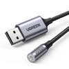 Audio Adapter Ugreen CM477 (30757), Audio Adapter, USB to Mini Jack 3.5mm AUX, Gray