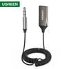 Audio Adapter UGREEN CM309 (70601) USB to Aux Car Bluetooth 5.0 Receiver Audio Adapter Black