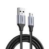 USB კაბელი UGREEN US290 (60147) USB 2.0 A to Micro USB Cable Nickel Plating Aluminum Braid 1.5m (Black)  - Primestore.ge