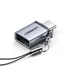 USB ადაპტერი UGREEN US270 (50283) OTG Type C to USB 3.0 A Adapter Cable with Lanyard (Black)  - Primestore.ge