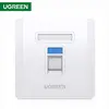 ინტერნეტის როზეტი UGREEN NW144 (80180) Wall Socket internet RJ45 Wall Plate Single Port საფარი  - Primestore.ge