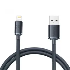 კაბელი Baseus Crystal Shine Series Fast Charging Data Cable USB to Lightning 1.2m CAJY000001  - Primestore.ge