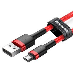 კაბელი Baseus Cafule Cable Micro USB 2.4A 1m CAMKLF-B09  - Primestore.ge