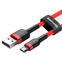კაბელი Baseus Cafule Cable Micro USB 2.4A 1m CAMKLF-B09  - Primestore.ge