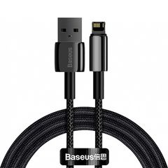 კაბელი Baseus Tungsten Gold Fast Charging USB Data Cable Lightning 2.4A 1m CALWJ-01  - Primestore.ge