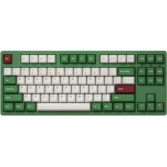 კლავიატურა Akko Keyboard  3087 Matcha Red Bean Cherry MX Red, RU, Green  - Primestore.ge