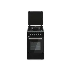 გაზქურა Oz OE 5040 BL OSE50X50B4 Coocker, 4Gas, Oven-Electric, 50x50x85, Black, Top metal  - Primestore.ge