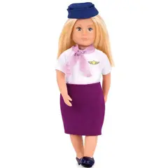 სათამაშო თოჯინა LORI 6' STEWARDESS DOLL, AURIE  - Primestore.ge