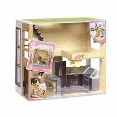 სათამაშო სახლი LORI LORI WOOD HOUSE FOR 6" DOLL LO37004Z  - Primestore.ge