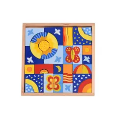 ასაწყობი ფაზლი goki Designer wooden Butterflies 58646G  - Primestore.ge