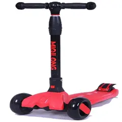 საბავშვო სკუტერი Scooter Miqilong Fargo Red  - Primestore.ge