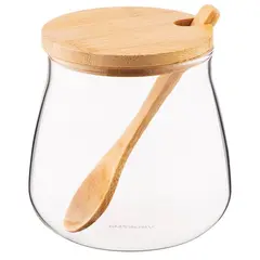 ქილა Ardesto Jar Fresh Sugar 500 ml, glass, bamboo  - Primestore.ge