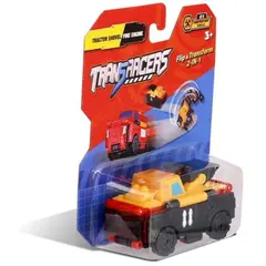 სათამაშო მანქანა TransRacers Tractor Shovel & Fire Engine  - Primestore.ge
