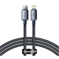 კაბელი Baseus Crystal Shine Series Fast Charging Data Cable Type-C to Lightning 1.2m CAJY000201  - Primestore.ge