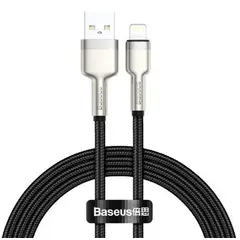კაბელი Baseus Cafule Series Metal Data Cable Lightning 2.4A 1m CALJK-A01  - Primestore.ge