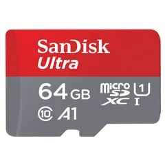 მეხსიერების ბარათი SanDisk 64GB Ultra MicroSD/HC UHS-I Card 100MB/S Class 10 SDSQUNR-064G-GN3MN  - Primestore.ge