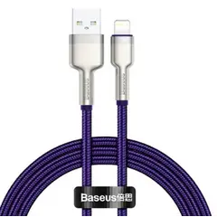 კაბელი Baseus Cafule Series Metal Data Cable Lightning 2.4A 1m CALJK-A05  - Primestore.ge