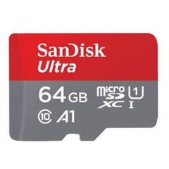 მეხსიერების ბარათი SanDisk 64GB Ultra MicroSD/HC UHS-I Card 120MB/S Class 10 SDSQUA4-064G-GN6MN  - Primestore.ge