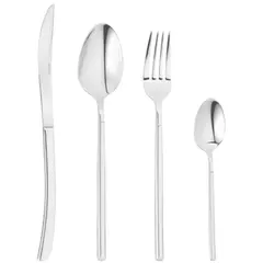 დანა-ჩანგლის ნაკრები Ardesto Cutlery set Black Mars Monza  24pcs., stainless steel  - Primestore.ge