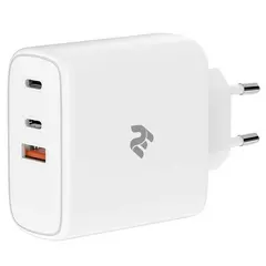 ადაპტერი 2Е Wall Charger 3xUSB GaN 65W, white  - Primestore.ge