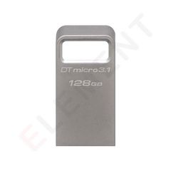 USB ფლეშ მეხსიერება Kingston 128GB USB 3.2 Gen1 DT Micro R200MB/s Metal  - Primestore.ge