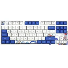 კლავიატურა Varmilo keyboard VEA87 Lovebirds-I Cherry Mx Silent Red Multicolor  - Primestore.ge