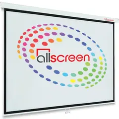 პროექტორის ეკრანი ALLSCREEN MANUAL PROJECTION SCREEN 280X280CM HD FABRIC  Diagonal 155 inch / 393 CM  - Primestore.ge