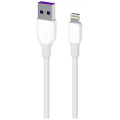 კაბელი 2E Cable USB-A - Lightning Glow 1m White  - Primestore.ge