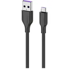 კაბელი 2E Cable USB-A - microUSB Glow 1m Black  - Primestore.ge