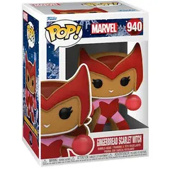 სათამაშო საკოლექციო ფიგურა Funko POP! Bobble Marvel Holiday Gingerbread Scarlet Witch 57129  - Primestore.ge