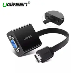 HDMI გადამყვანი UGREEN MM103 (40248) HDMI to VGA Converter 25cm (Black)  - Primestore.ge