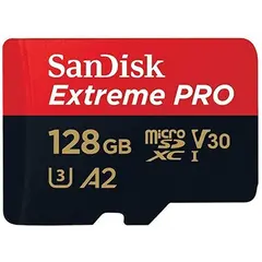 მეხსიერების ბარათი SanDisk 128GB Extreme PRO MicroSD/XC UHS-I Card 200MB/S V30/4k Class 10/Adapter SDSQXCD-128G-GN6MA  - Primestore.ge