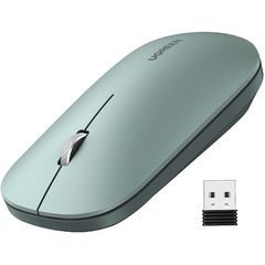 მაუსი UGREEN MU001 (90374) Wireless 2.4G Slim Silent Mouse, 4000DP, Green  - Primestore.ge