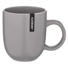ჭიქა Ardesto Mug Cremona, 390 мл, Dusty grey, ceramics  - Primestore.ge