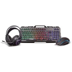 Keyboard, mouse and headset YENKEE YGS 01 Gaming set 3 in 1 INFERNO